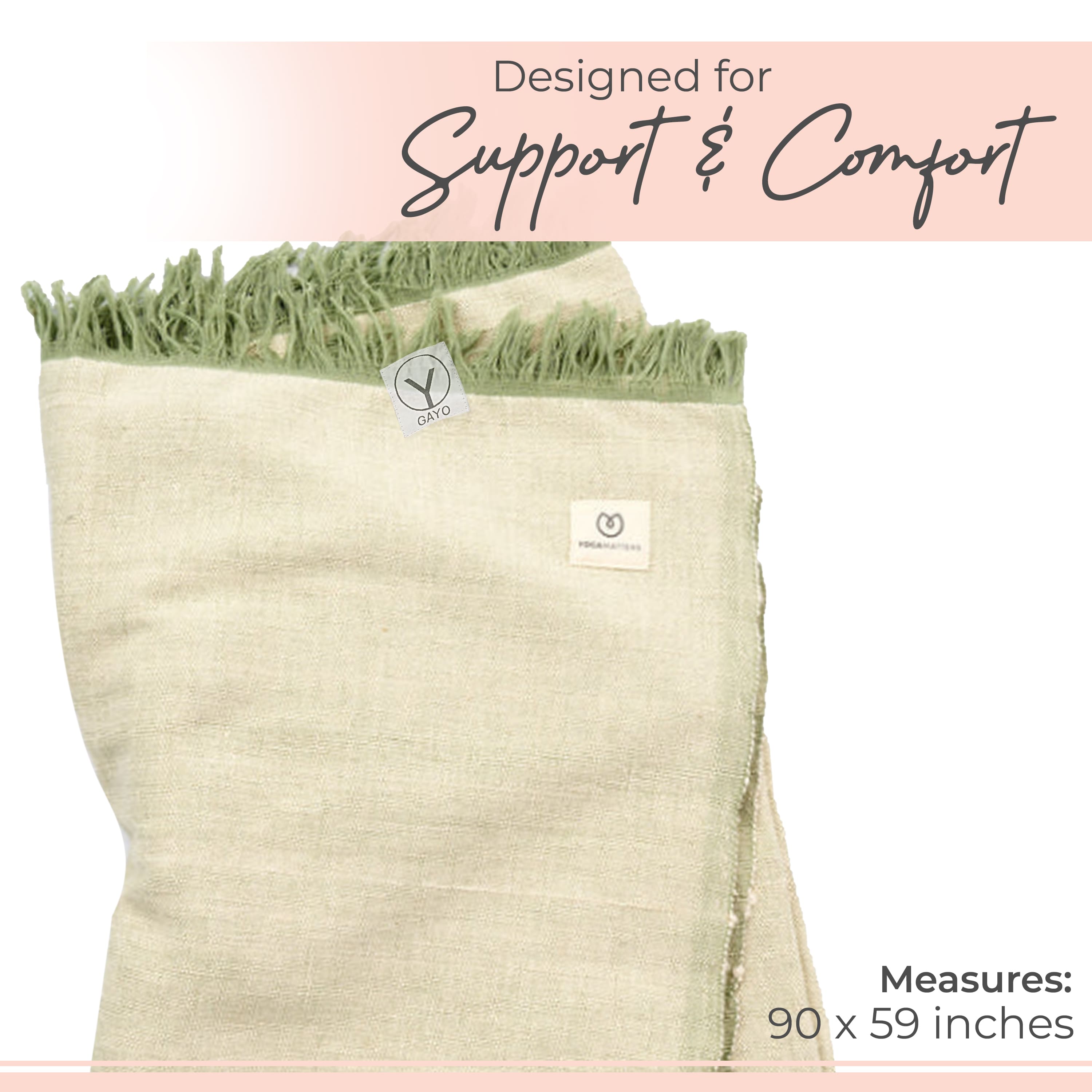 Gayo | Organic Cotton Yoga Blanket
