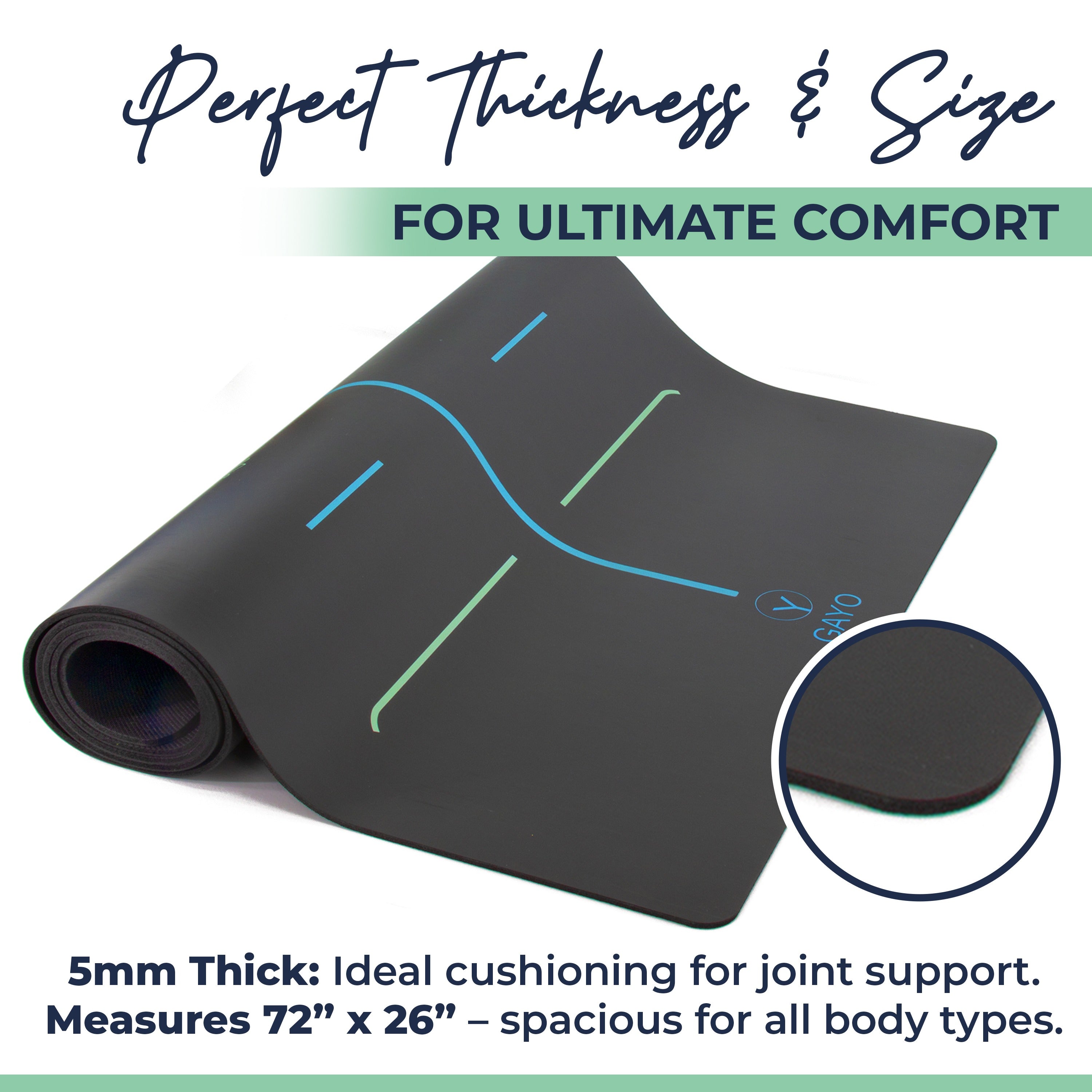 Gayo | Eco Balance Yoga Mat- 5mm
