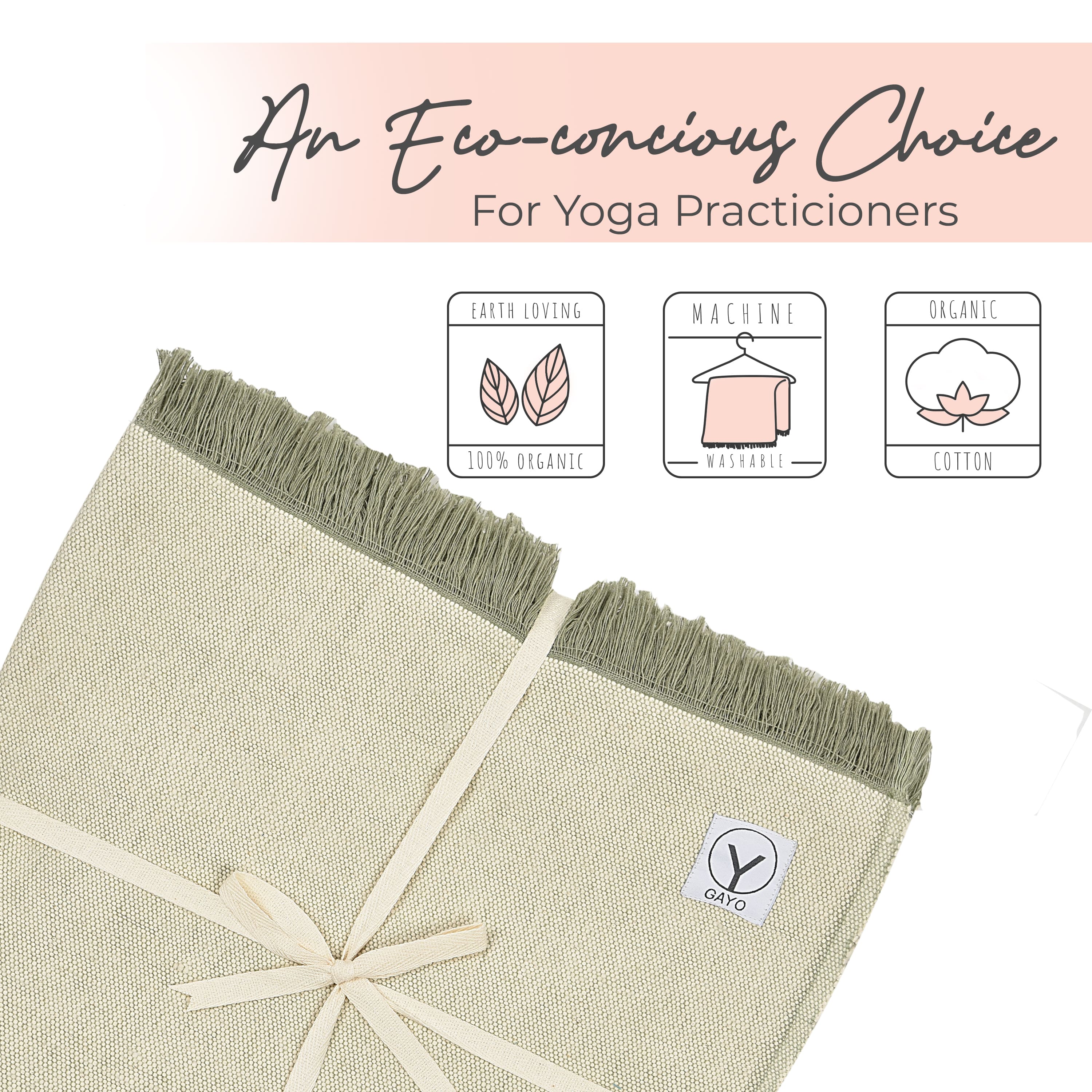 Gayo | Organic Cotton Yoga Blanket