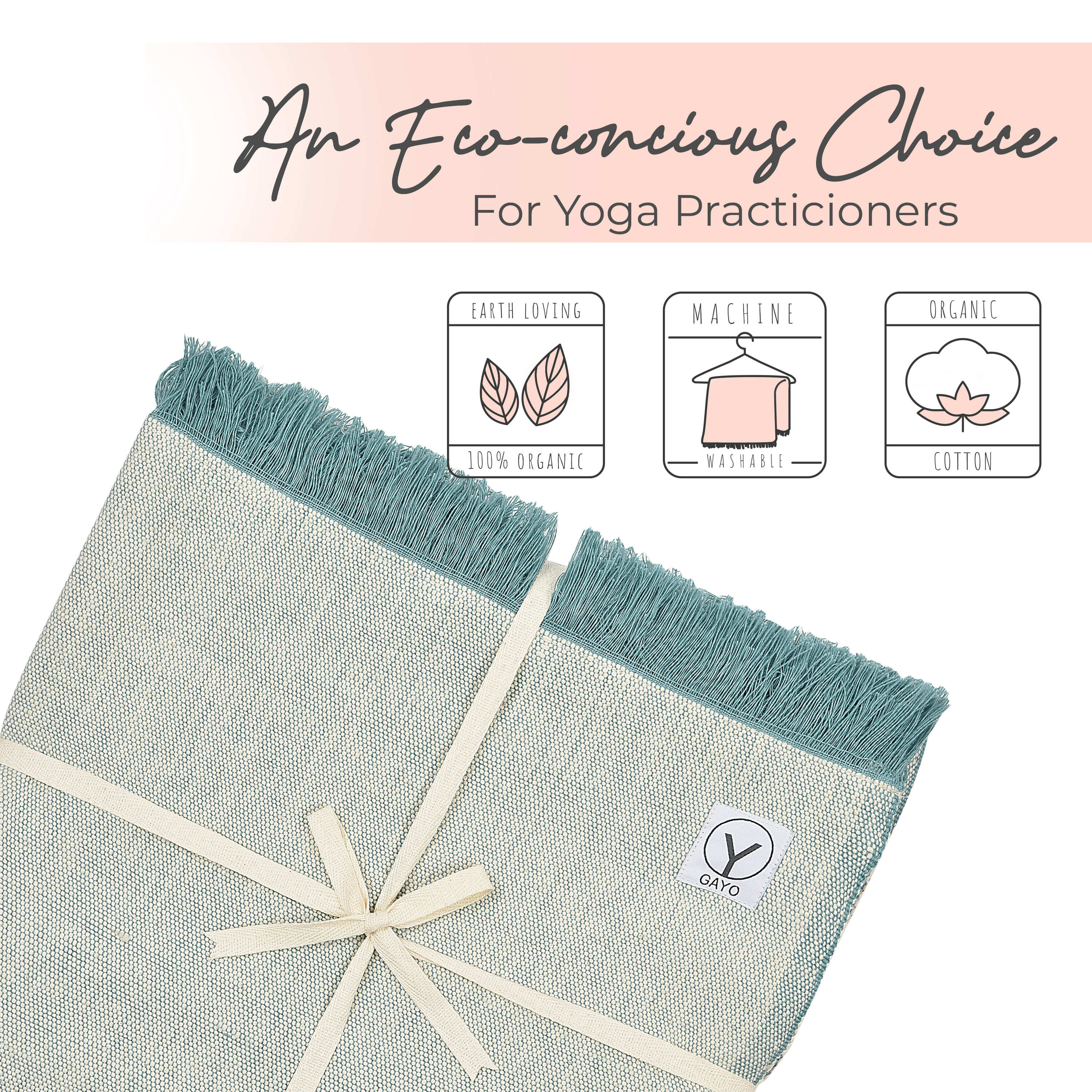 Gayo | Organic Cotton Yoga Blanket